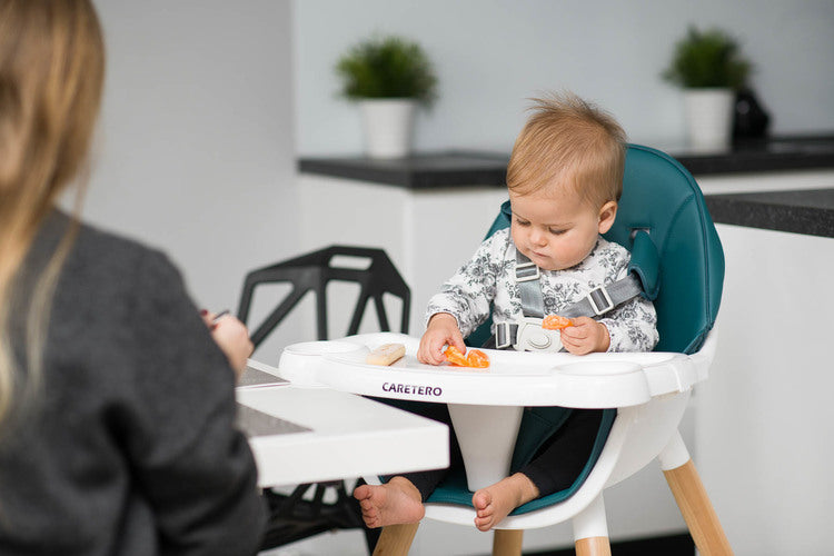 Tuva High Chair Dark Green Caretero