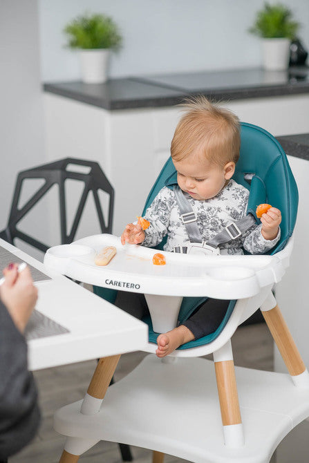Tuva High Chair Dark Green Caretero
