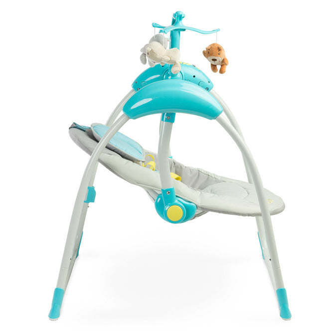 Leagăn electric Loop până la 12 kg Blue Caretero