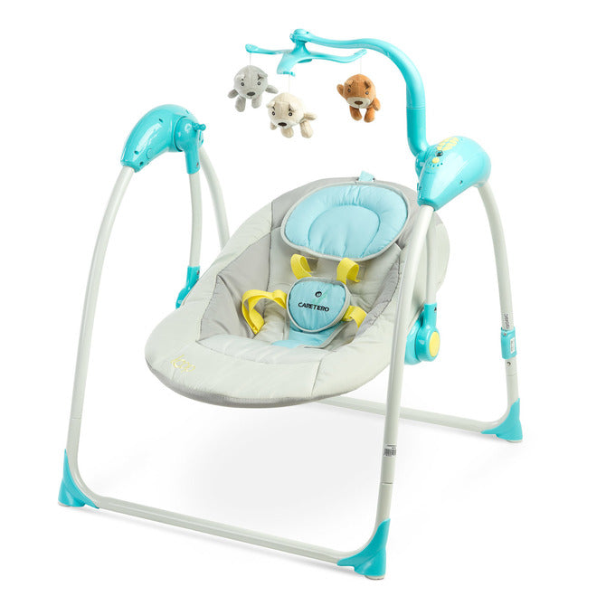 Електрическа люлка Loop до 12кг Blue Caretero