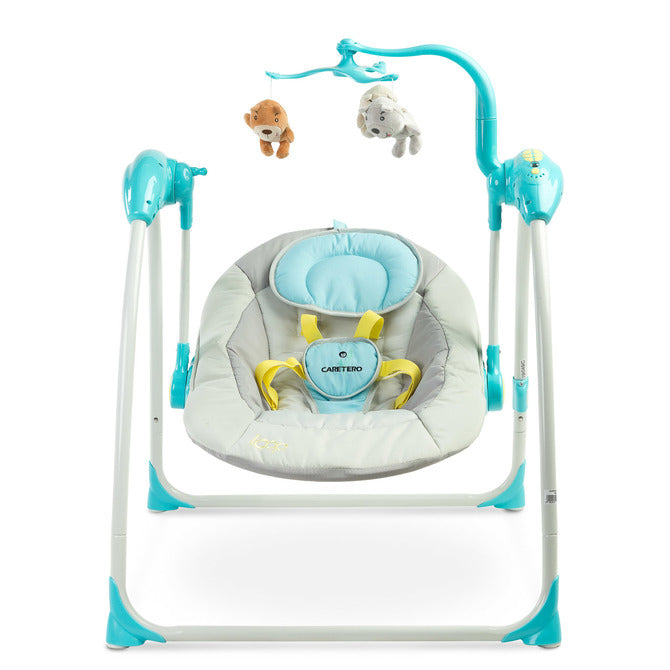 Електрическа люлка Loop до 12кг Blue Caretero