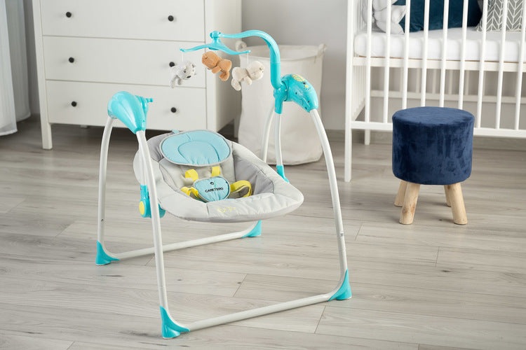 Електрическа люлка Loop до 12кг Blue Caretero