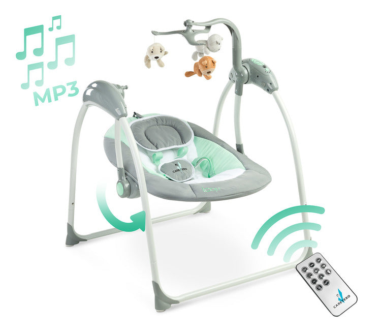 Електрическа Люлка Loop до 12кг Graphite Caretero