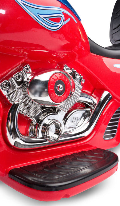 Battery-operated Ride-On Vehicle Rebel Red Caretero Toyz