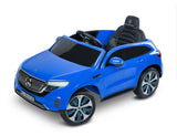 Battery-operated Car Mercedes Benz Eqc Police Blue Caretero Toyz