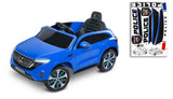 Battery-operated Car Mercedes Benz Eqc Police Blue Caretero Toyz