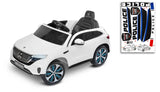Battery-operated Car Mercedes Benz Eqc Police White Caretero Toyz