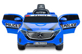 Battery-operated Car Mercedes Benz Eqc Police Blue Caretero Toyz