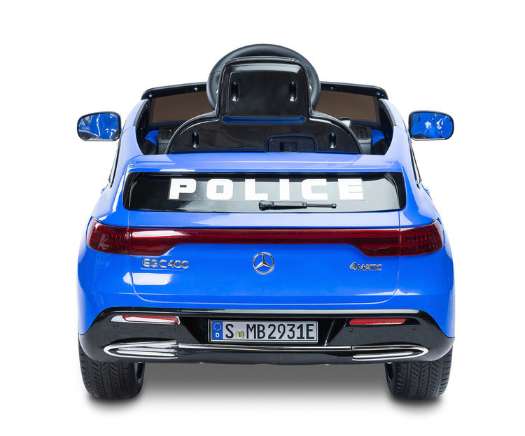 Battery-operated Car Mercedes Benz Eqc Police Blue Caretero Toyz