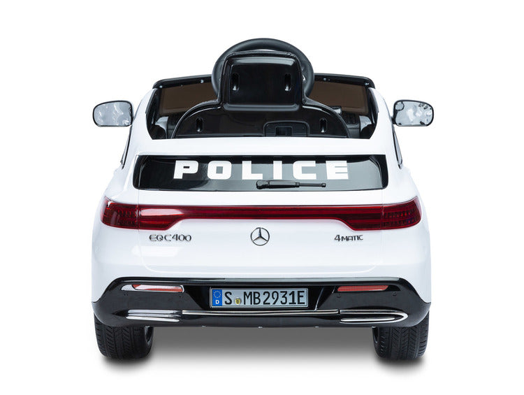 Battery-operated Car Mercedes Benz Eqc Police White Caretero Toyz