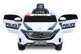 Battery-operated Car Mercedes Benz Eqc Police White Caretero Toyz