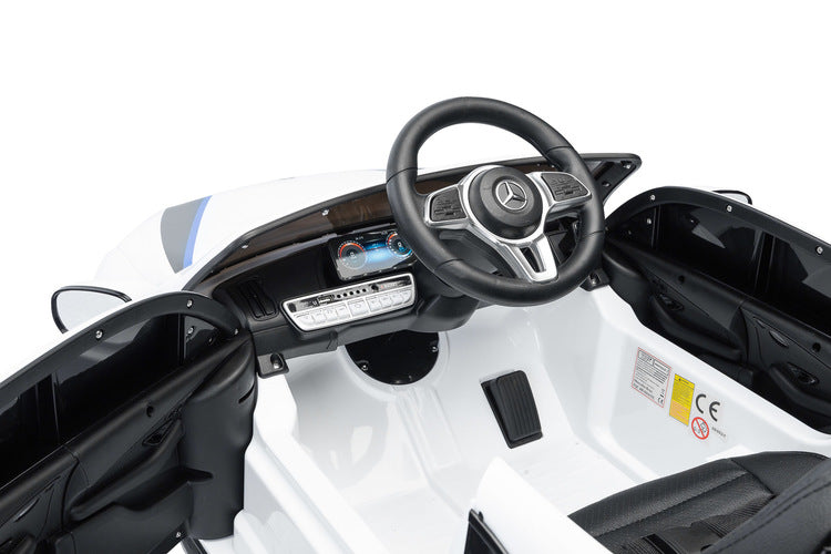 Battery-operated Car Mercedes Benz Eqc Police White Caretero Toyz