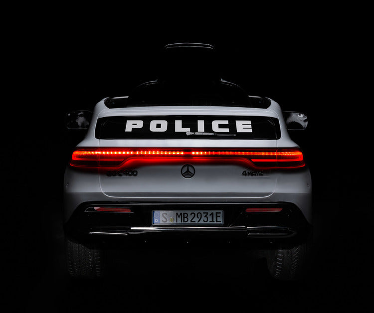Battery-operated Car Mercedes Benz Eqc Police White Caretero Toyz