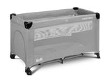 Folding playpen with drop side Esti Grey Caretero