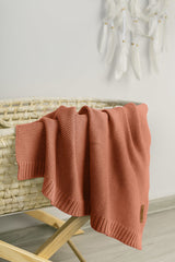 Patura Bambus Si Bumbac Coral 100x80cm