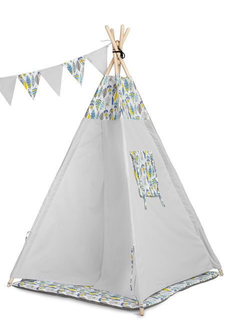 Палатка Tipi С Цветни Пера Caretero Toyz