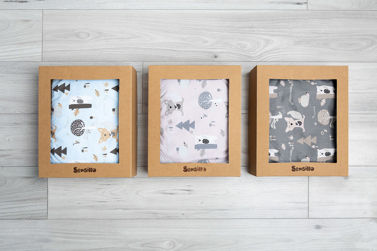 Cotton Sleeping Set Graphite Sensillo