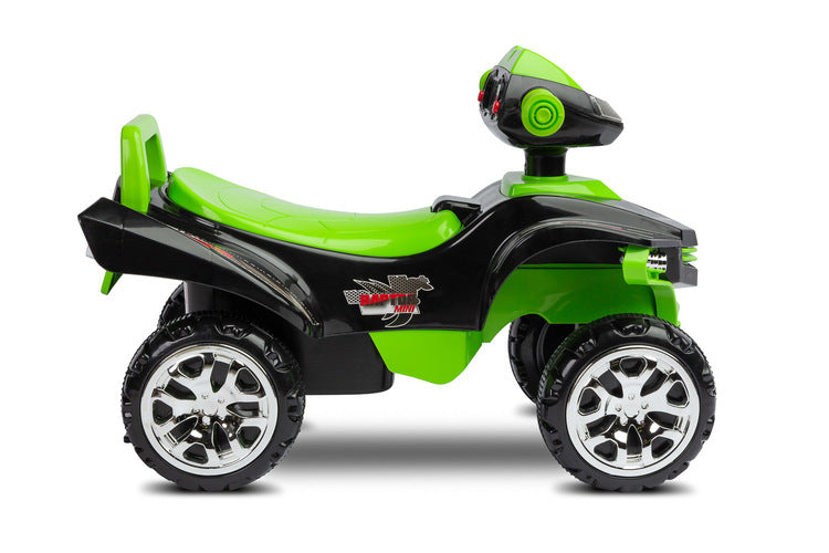 ride a four-wheeled motorcycle Mini Raptor Green Caretero Toyz