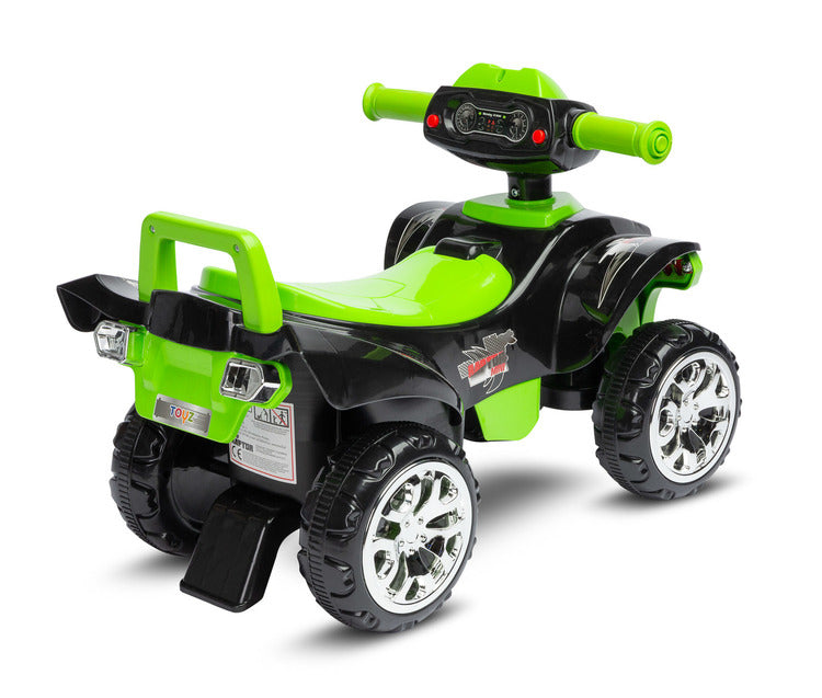 ride a four-wheeled motorcycle Mini Raptor Green Caretero Toyz
