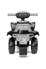 Four-Wheel Ride-On Bike Mini Raptor Grey Caretero Toyz