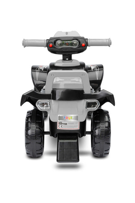 Four-Wheel Ride-On Bike Mini Raptor Grey Caretero Toyz