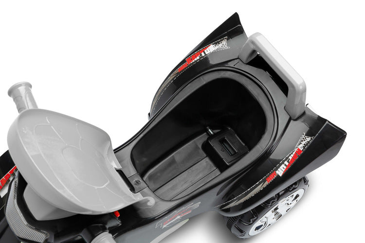 Four-Wheel Ride-On Bike Mini Raptor Grey Caretero Toyz
