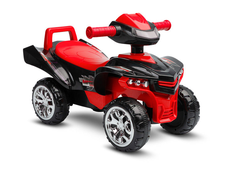 Mini Raptor Red Four-Wheel Ride-On Motorcycle Caretero Toyz
