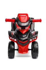 Mini Raptor Red Four-Wheel Ride-On Motorcycle Caretero Toyz
