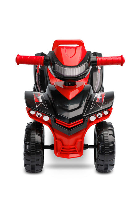 Mini Raptor Red Four-Wheel Ride-On Motorcycle Caretero Toyz