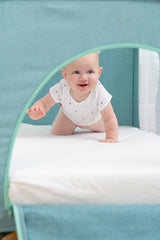 Foldable travel cot 2 levels Basic Beige Caretero