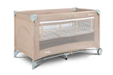 Foldable travel cot 2 levels Basic Beige Caretero