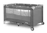 Foldable Travel Cot Basic Plus Graphite 2 Levels Caretero