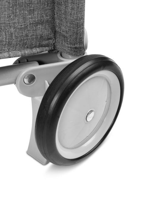 Foldable Travel Cot Basic Plus Graphite 2 Levels Caretero