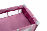 Сгъваема Кошара За Пътуване Basic Plus Lavenda 2 Нива Caretero
