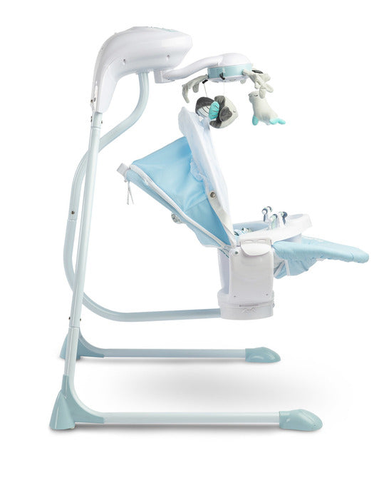 Electric Swing Lounger up to 12kg Blue Caretero