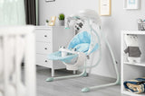 Leagăn electric cu greutate de până la 12 kg Blue Caretero
