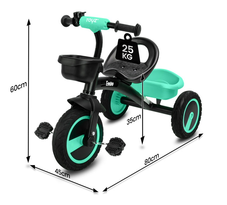 Embo Turquoise Tricycle Caretero Toyz