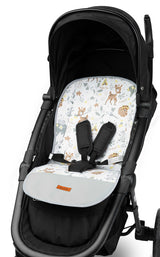 White Forest Adventure Sensillo Stroller Mat