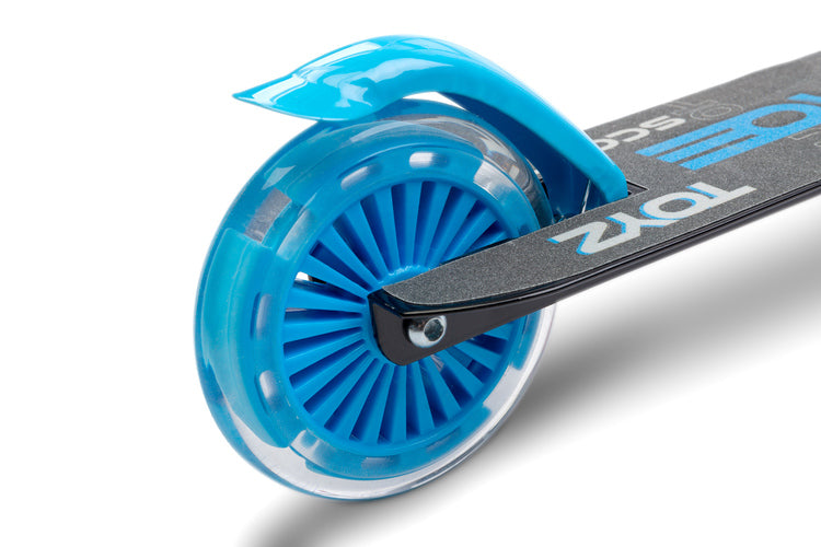 Trotineta Tauro Blue + Casca Si Protectoare Caretero Toyz