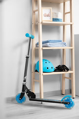 Trotineta Tauro Blue + Casca Si Protectoare Caretero Toyz