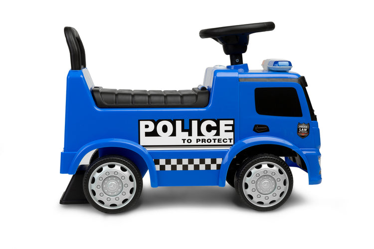 Police Blue Caretero Toyz Ride-On Stroller