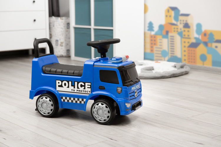 Police Blue Caretero Toyz Ride-On Stroller
