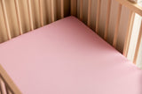 Памучен Чаршаф С Ластик Jersey Deluxe Pink 60X120 Sensillo