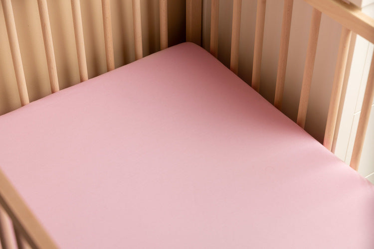 Памучен Чаршаф С Ластик Jersey Deluxe Pink 60X120 Sensillo