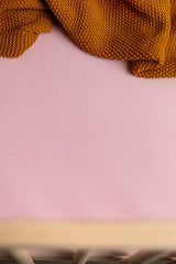 Памучен Чаршаф С Ластик Jersey Deluxe Pink 60X120 Sensillo