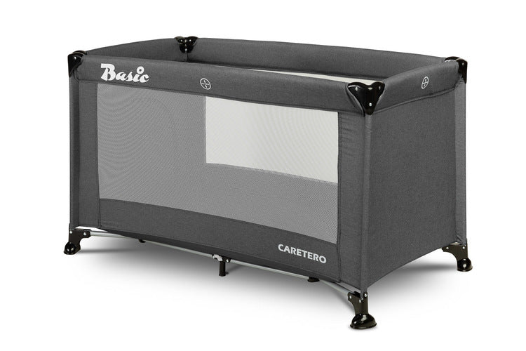 Patut de voiaj pliabil 1 nivel Basic Graphite Caretero