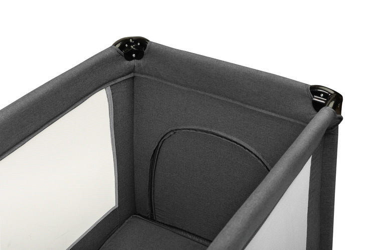 Foldable travel cot 1 level Basic Graphite Caretero