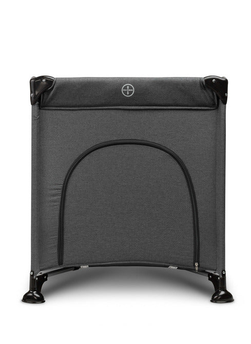 Foldable travel cot 1 level Basic Graphite Caretero