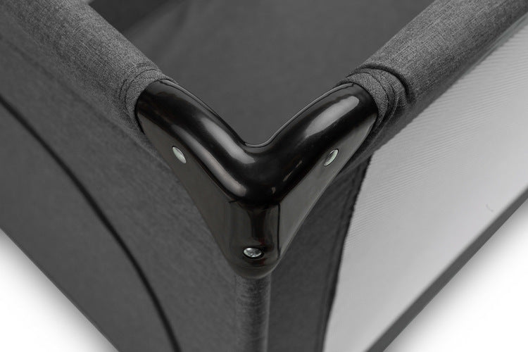 Foldable travel cot 1 level Basic Graphite Caretero