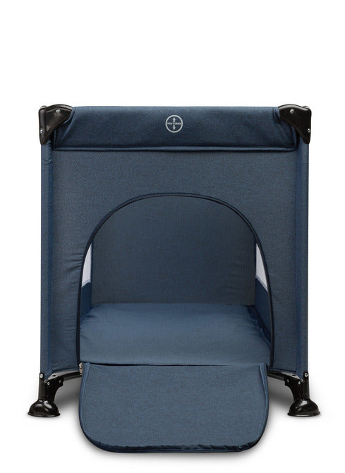 Foldable Travel Cot 1 Tier Basic Navy